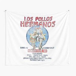Los Pollos Hermanos Albuquerque Retro Ad Tapestry