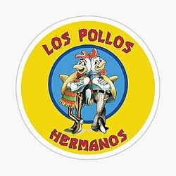 Los Pollos Hermanos Breaking Bad Restaurant Logo Sticker