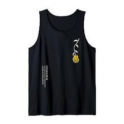 University Varsity Gold Rose Is Never Lost In Tank Top