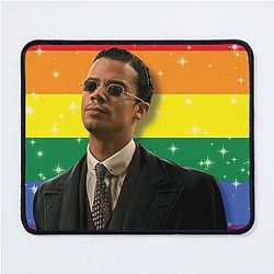 Louis de Pointe du Lac Rainbow Flag Mouse Pad