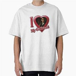 Louis De Pointe Du Lac I Heart My Girlfriend Oversized T-Shirt