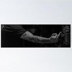Louis Tomlinson arm middle finger Poster