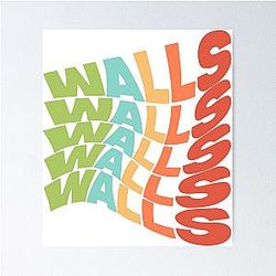 Walls by Louis Tomlinson Colour Block V5 Poster