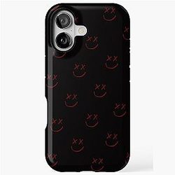 Louis Tomlinson Black Red iPhone Tough Case