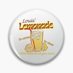Louis' Lemonade by Louis Tomlinson design Pin