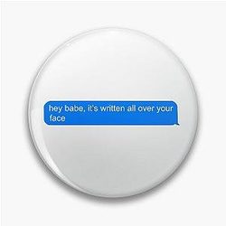 Written All Over Your Face - Louis Tomlinson Pin