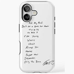 WALLS TRACK LIST iPhone Tough Case