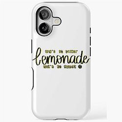 She's so bitter, she's sweet quote from song Lemonade by Louis Tomlinson digital lettering iPhone Case