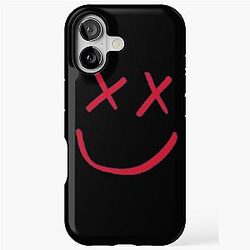 Red One Direction Louis Tomlinson logo iPhone Tough Case