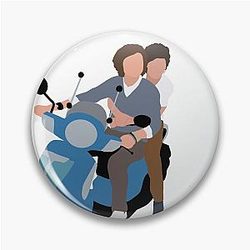 Harry Styles and Louis Tomlinson on a Moped Pin