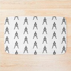Louis Tomlinson Graphite Bath Mat