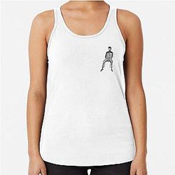 Louis Tomlinson Graphite Racerback Tank Top