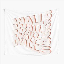 Wavy walls Louis Tomlinson with pink Tapestry