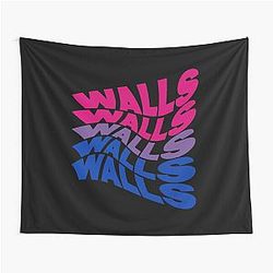 Louis Tomlinson Walls Logo Bisexual Flag Tapestry