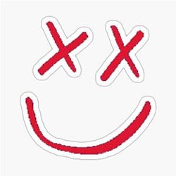 red Louis Tomlinson sticker