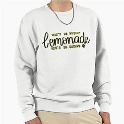 She's bitter she's sweet quote from song Lemonade by Louis Tomlinson digital lettering Pullover Sweatshirt
