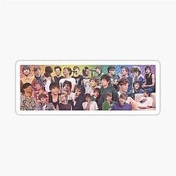 Rainbow Louis Tomlinson Collage Stickr
