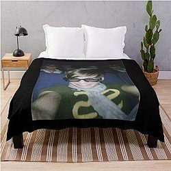 Louis Tomlinson Movie Theatre Selfie Meme Throw Blanket