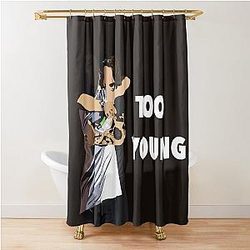 Young Walls Louis Tomlinson Shower Curtain