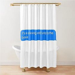 Only the Brave Louis Tomlinson Shower Curtain