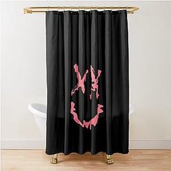 Smiley Face Louis Tomlinson Shower Curtain