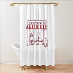 Faith in the Future Louis Tomlinson Psychic Storefront Shower Curtain