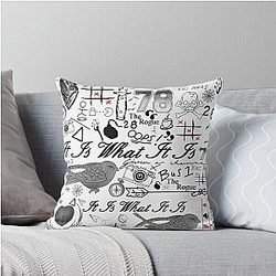 Louis Tomlinson tattoos design throw pillow