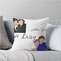 Larry (Louis Tomlinson and Harry Styles) One Direction 1D Throw Pillow