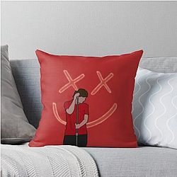 Louis Tomlinson Drawing Throw Pillow