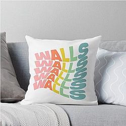 Walls Louis Tomlinson Block Colours V10 Throw Pillow