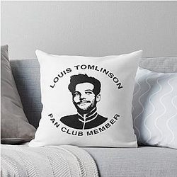 Louis Tomlinson Fan Club Throw Pillow