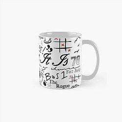 Louis Tomlinson's tattoos designs Classic Mug 

 Corrected 
Louis Tomlinson tattoos Classic Mug