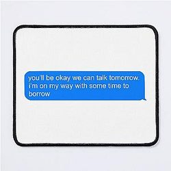 Angels Fly Louis Tomlinson Mouse Pad