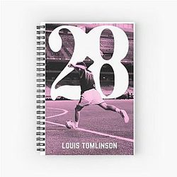 Louis Tomlinson playing football notebook