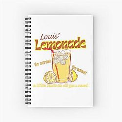 Louis' Lemonade by Louis Tomlinson design Spiral Notebook