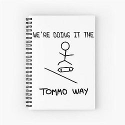 Louis Tomlinson We're Doing it the Tommo Way Spiral Notebook
