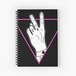 Louis Tomlinson tattoo Spiral Notebook