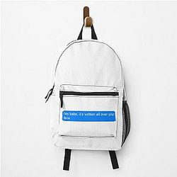 Written Over your Face - Louis Tomlinson Backpack