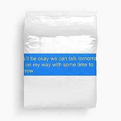 Angels Fly Louis Tomlinson Duvet Cover
