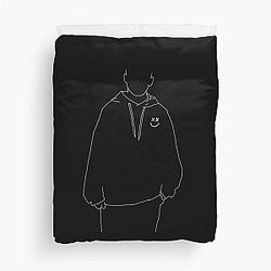 Louis Tomlinson Line Art Duvet