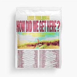 Louis Tomlinson How We Got Here North America Tour 2026 Duvet Cover