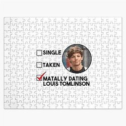 Single Taken Mentally Dating Louis Tomlinson Jigsaw Puzzle