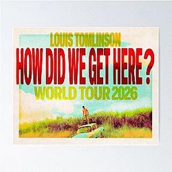 Louis Tomlinson tour 2026 Poster