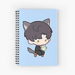 Love and Deepspace Zayne Kitty Spiral Notebook