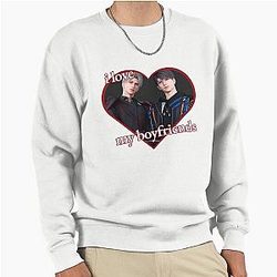 Love & Deepspace - Sylus Caleb Otome Game LADS Sylus Caleb I Love My Boyfriend Pullover Sweatshirt