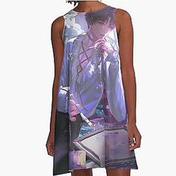 Love and Deep Space A-Line Dress