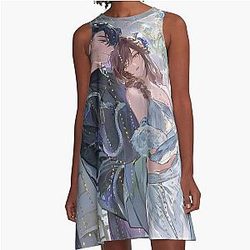 Love and Space - Beautiful Couple A-Line Dress