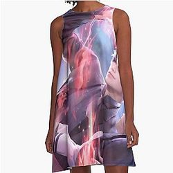 Love and Deep Space Cute A-Line Dress