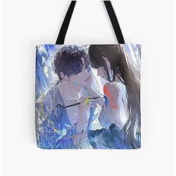 Love and De space All Over Print Tote Bag