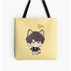 Love and Deepspace Caleb Kitty All Over Print Tote Bag